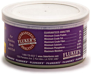 9.6 oz (8 x 1.2 oz) Flukers Gourmet Style Soldier Worms