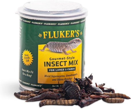 2.75 oz Flukers Gourmet Style Canned Insect Mix for Large Reptiles