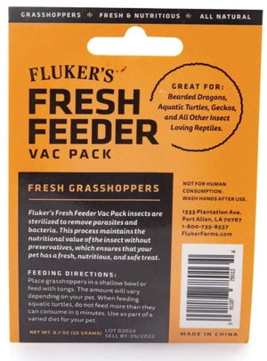 Flukers Grasshopper Fresh Feeder Vac Pack - PetMountain.com