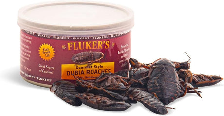 1.2 oz Flukers Gourmet Canned Dubia Roaches for Reptiles