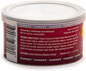 Flukers Gourmet Canned Dubia Roaches for Reptiles - PetMountain.com