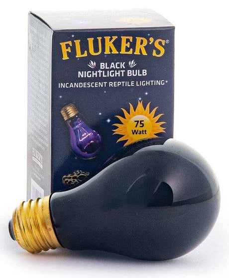 Flukers Black Nightlight Bulb Incandescent Reptile Light