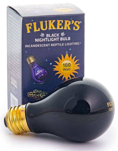 Flukers Black Nightlight Bulb Incandescent Reptile Light