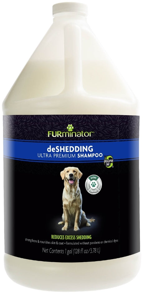 2 gallon (2 x 1 gal) FURminator deShedding Ultra Premium Shampoo for Dogs