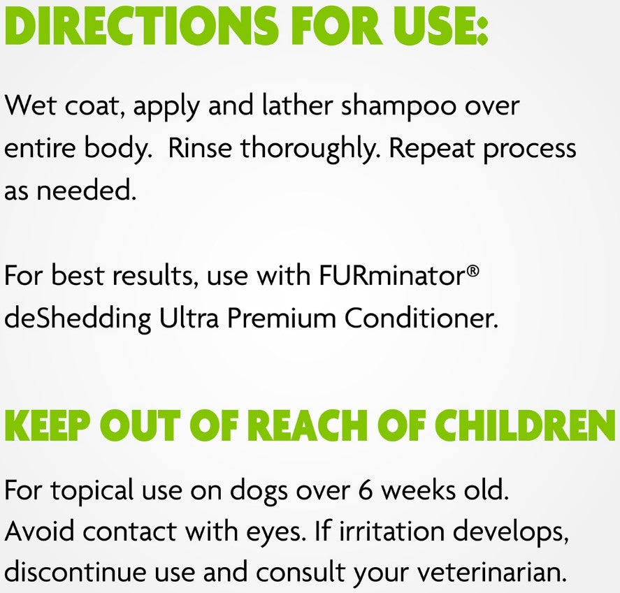 1 gallon FURminator deShedding Ultra Premium Shampoo for Dogs