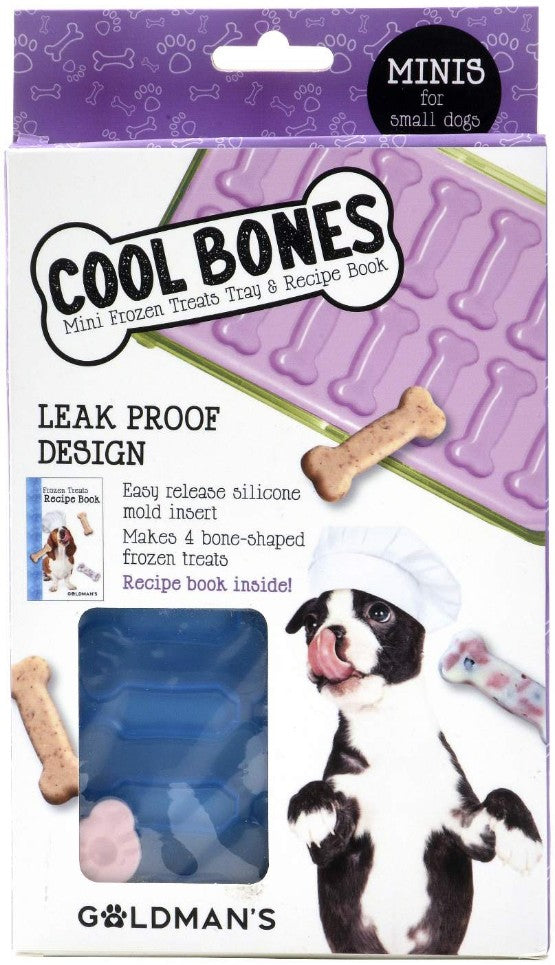 Goldmans Cool Bones Mini Frozen Treat Tray for Small Dogs - PetMountain.com