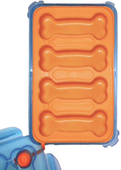 1 count Goldmans Cool Bones Grande Frozen Treat Tray for Medium and Large Dogs