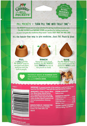 Greenies Feline Pill Pockets Cat Treats Salmon Flavor - PetMountain.com