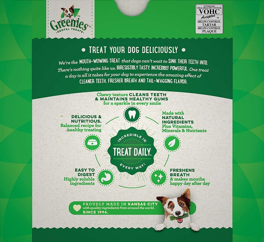 24 count Greenies Large Dental Dog Treats