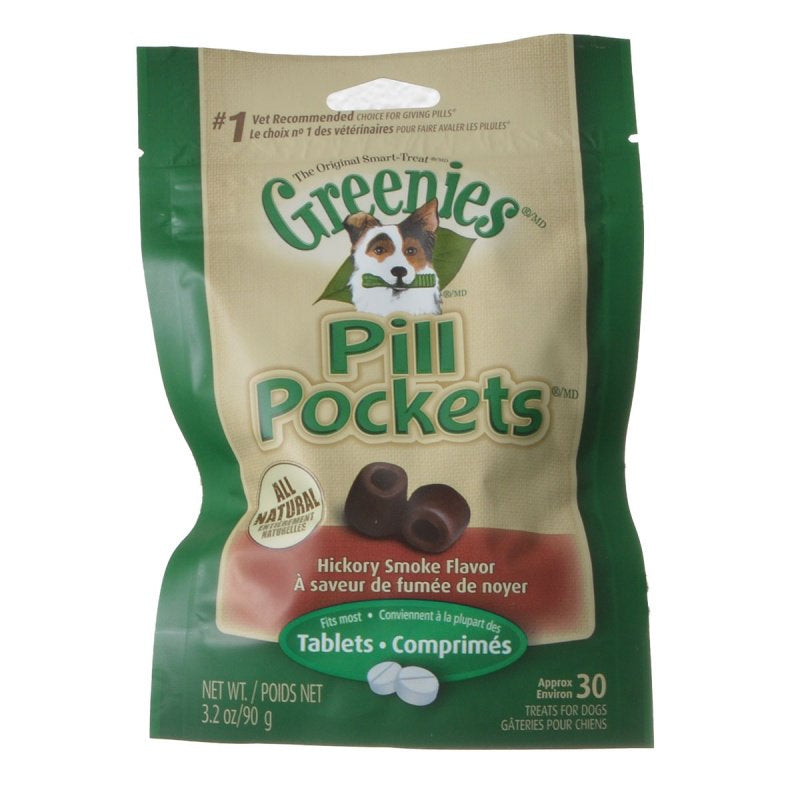 Greenies Pill Pockets for Tablets Hickory Smoke Flavor - PetMountain.com