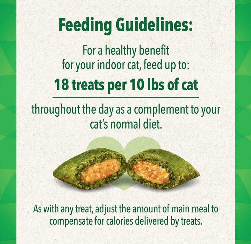 2.1 oz Greenies SmartBites Healthy Indoor Cat Treats Chicken Flavor