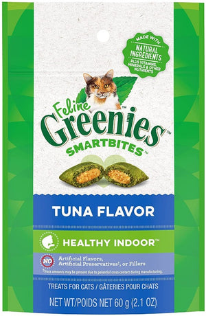 Greenies SmartBites Healthy Indoor Tuna Flavor Cat Treats - PetMountain.com
