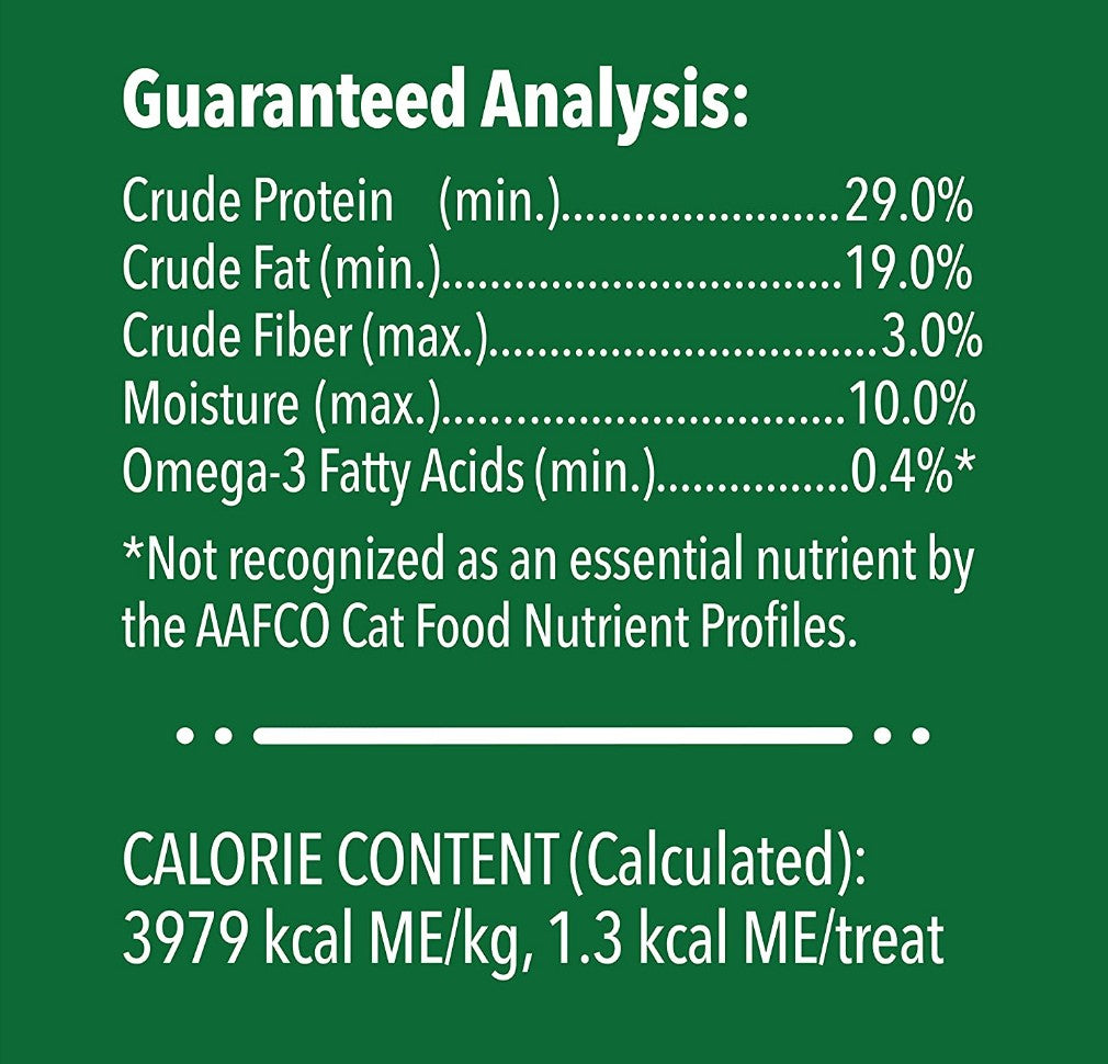 2.1 oz Greenies Feline SmartBites Skin and Fur Health Salmon Flavor Cat Treats