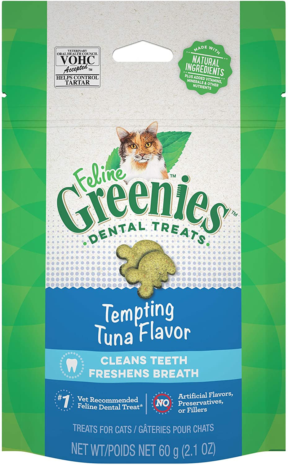 Greenies Feline Dental Treats Tempting Tuna Flavor - PetMountain.com