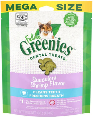 Greenies Feline Natural Dental Treats Succulent Shrimp Flavor - PetMountain.com