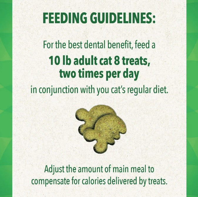 9.2 oz (2 x 4.6 oz) Greenies Feline Natural Dental Treats Succulent Shrimp Flavor