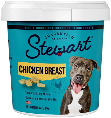 3 oz Stewart Freeze Dried Chicken Breast Treat