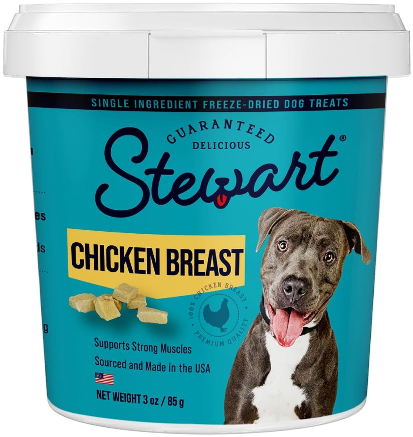 18 oz (6 x 3 oz) Stewart Freeze Dried Chicken Breast Treat