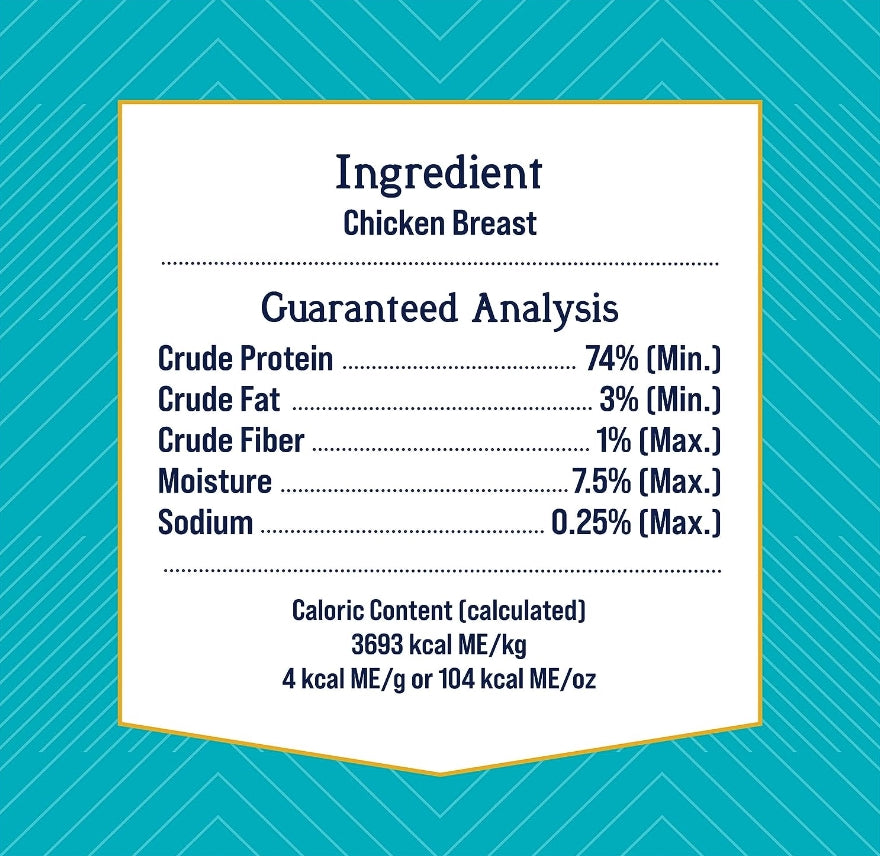 3 oz Stewart Freeze Dried Chicken Breast Treat