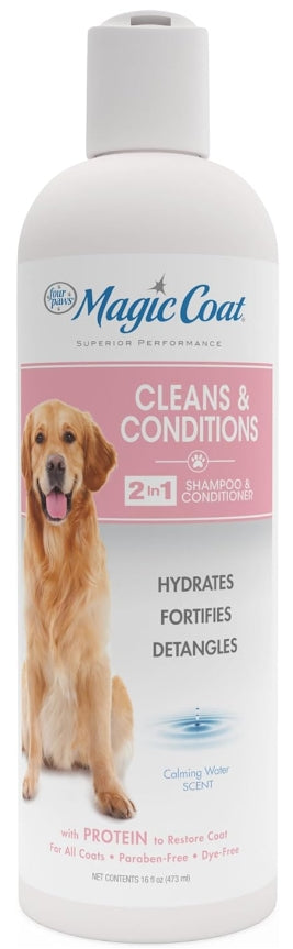 Four Paws Magic Coat 2 in 1 Dog Shampoo and Conditioner