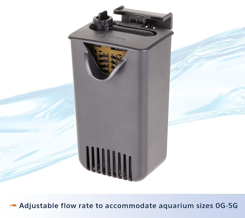 5 gallon Aqueon QuietFlow SmartClean Internal Power Filter
