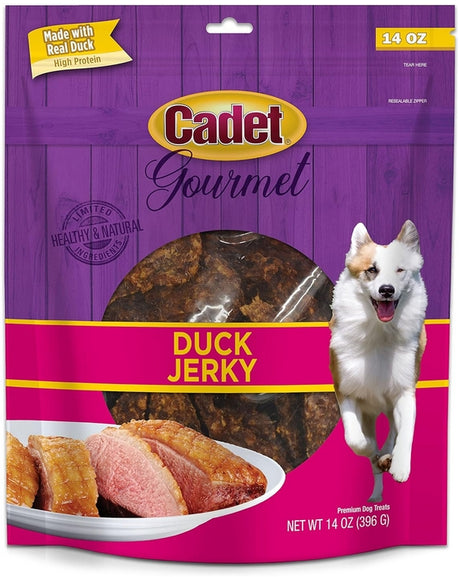 14 oz Cadet Gourmet Duck Jerky for Dogs