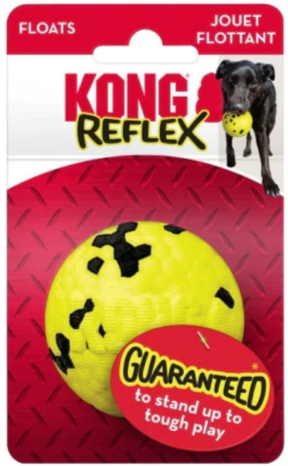 3 count (3 x 1 ct) KONG Reflex Ball Dog Toy Large