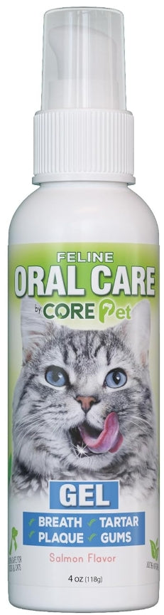 4 oz Core Pet Complete Oral Care Gel for Cats Salmon
