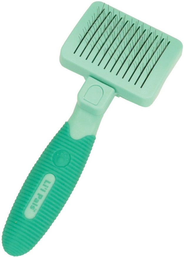 1 count Lil Pals Self-Cleaning Slicker Brush for Dogs
