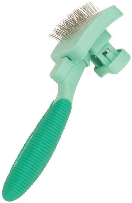 1 count Lil Pals Self-Cleaning Slicker Brush for Dogs