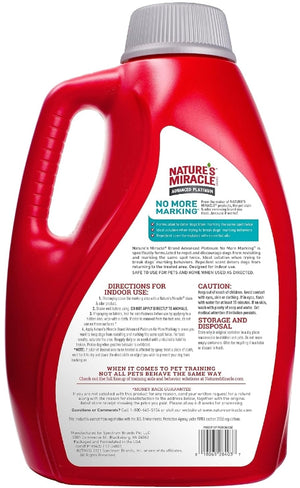 1 gallon Natures Miracle Advanced Platinum No More Marking Cat Deterrant Spray