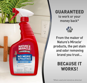 24 oz Natures Miracle Advanced Platinum No More Spraying Cat Deterrant Spray