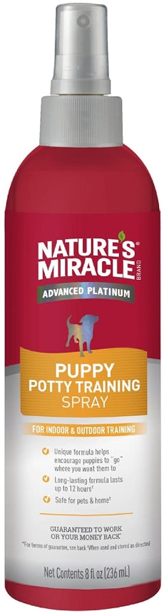 8 oz Natures Miracle Advanced Platinum Puppy Potty Training Spray