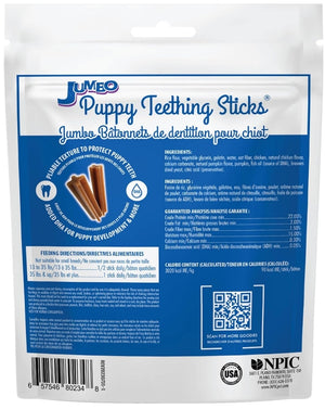 7 count N-Bone Jumbo Puppy Teething Sticks Pumpkin Flavor