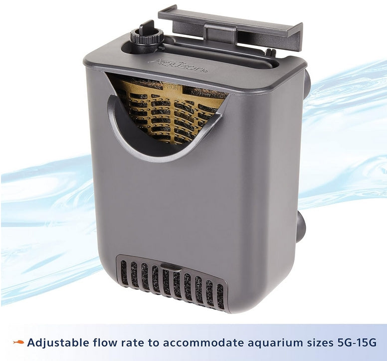 15 gallon Aqueon QuietFlow Internal Power Shrimp Filter