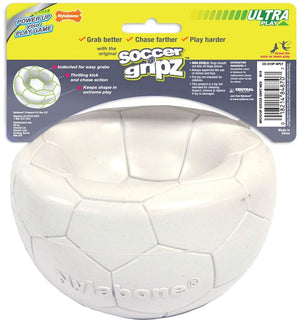 1 count Nylabone Power Play Soccer Gripz Medium Dog Toy