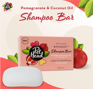 1 count Pet Head Pomegranate Shampoo Bar for Dogs