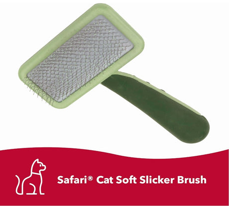 1 count Safari Cat Soft Slicker Brush