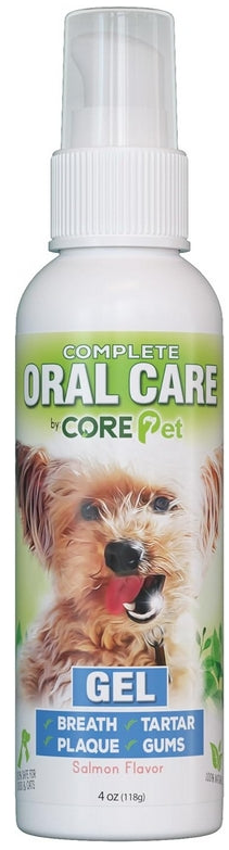 4 oz Core Pet Complete Oral Care Gel for Dogs Salmon