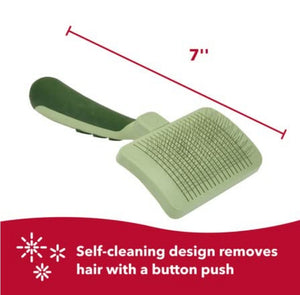 1 count Safari Self-Cleaning Slicker Brush for Cats