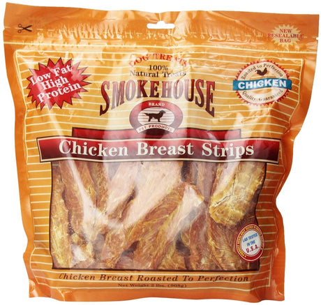 2 lb Smokehouse Chicken Breast Strips Dog Treats