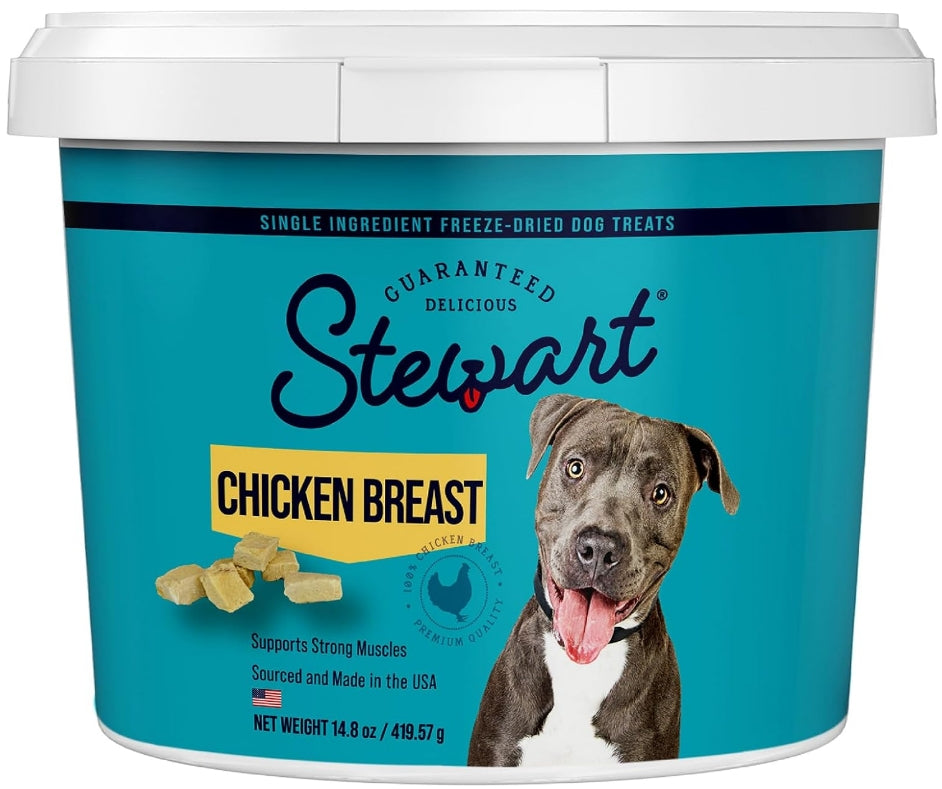 29.6 oz (2 x 14.8 oz) Stewart Freeze Dried Chicken Breast Treat