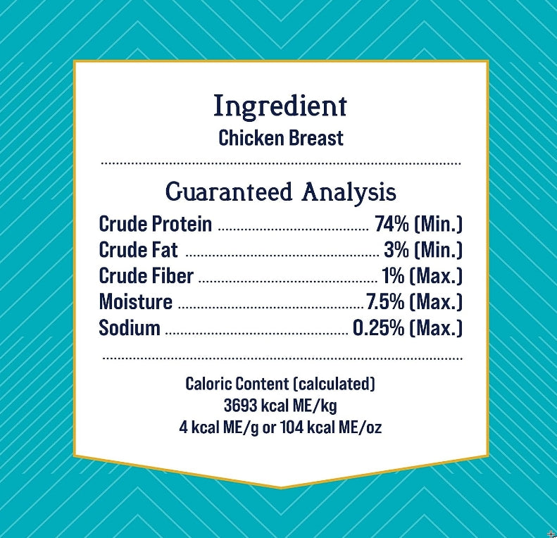 29.6 oz (2 x 14.8 oz) Stewart Freeze Dried Chicken Breast Treat