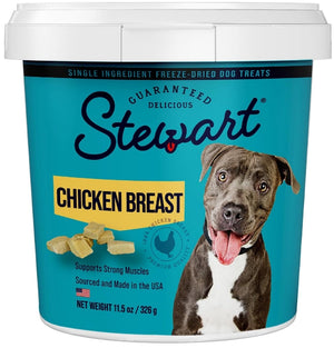 11.5 oz Stewart Freeze Dried Chicken Breast Treat Resealable Pouch