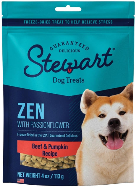 4 oz Stewart Zen Freeze Dried Beef and Pumpkin Treats with Passionflower