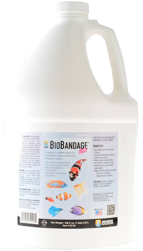 Hikari Bio Bandage Lite Adds Protective Skin Slime for Aquarium and Pond Fish