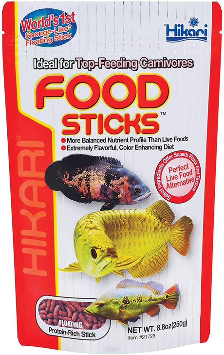 Hikari Food Sticks Floating Food for Top Feeding Carnivores