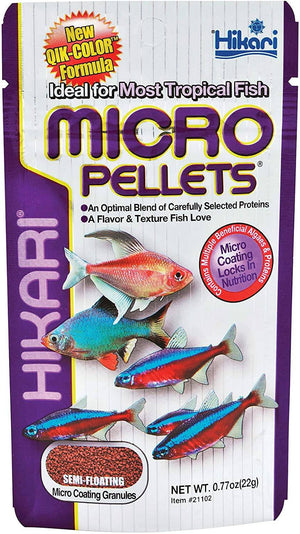 Hikari Micro Pellets Tropical Fish Food - PetMountain.com