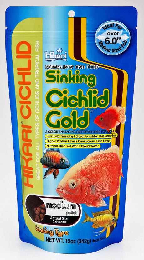 Hikari Sinking Cichlid Gold Medium Pellet Food