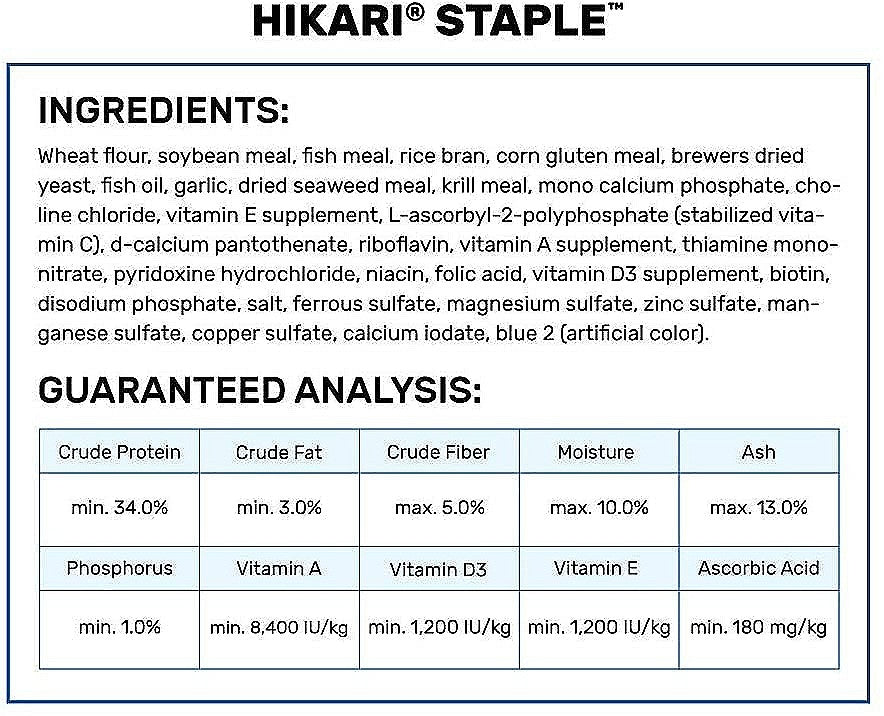 Hikari Staple Floating Medium Pellet Koi Food - PetMountain.com